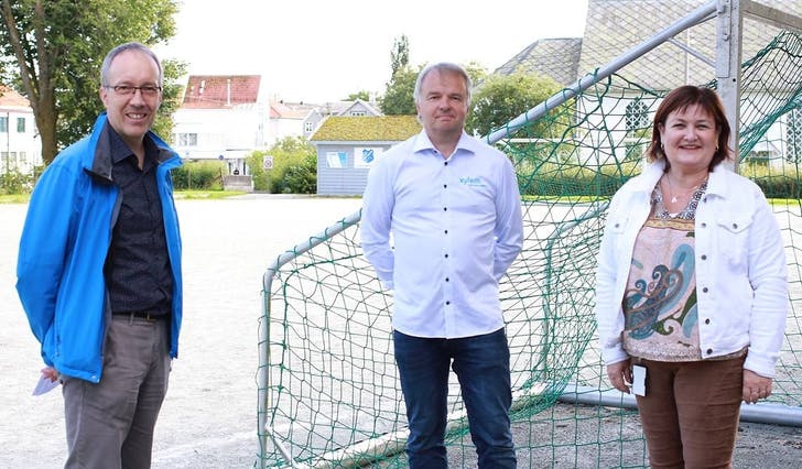 F.v.: Vangsnes, Heltne og Lindborg. (Foto: Kjetil Vasby Bruarøy)