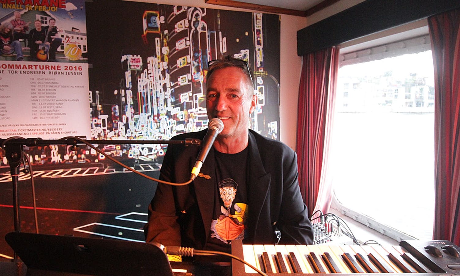 Etter showet er det pianobar med Rune Nilsen. (Foto: KVB)