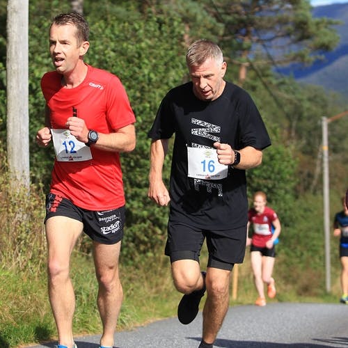 André Aspenes og Øystein Risøen kom på 5. og 4. plass. (Foto. KVB)