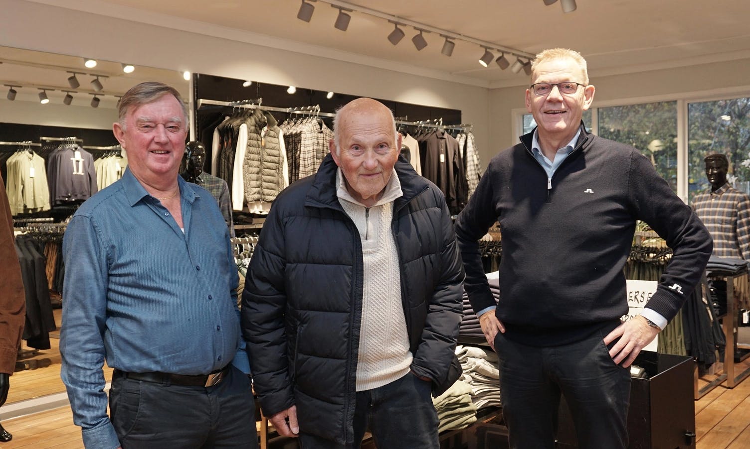 Tre butikksjefar på 50 år