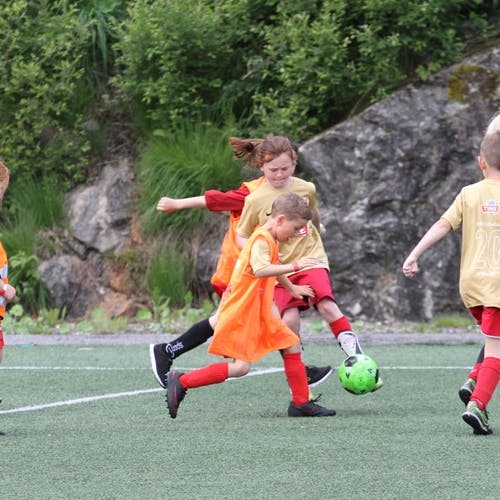 Tine Fotballskule på Søre Neset (foto: Andris Hamre)