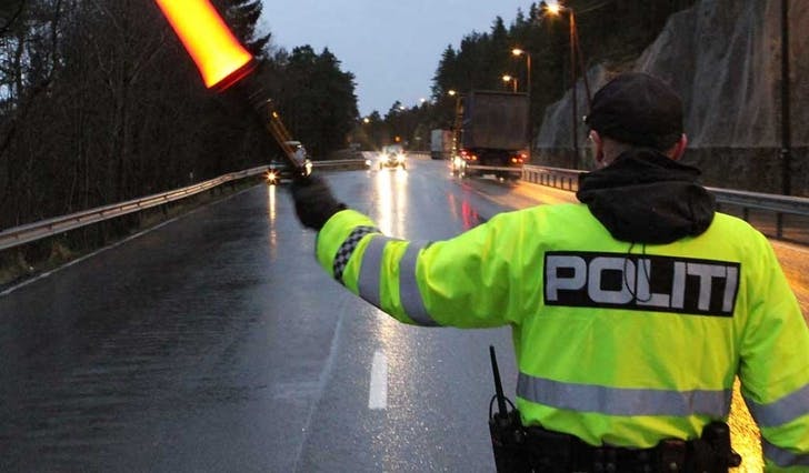 Politiet hadde i går kontroll på Søfteland. (Arkivfoto: Kjetil Vasby Bruarøy)