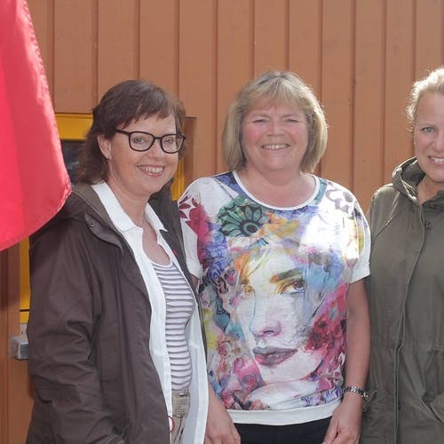 Line Rye, Liv Jansen og Irene Ullensvang. (Foto: KVB)