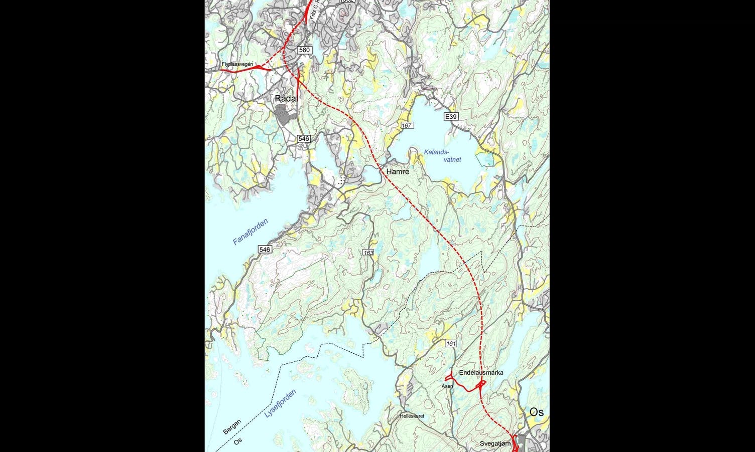 (Kart: Statens vegvesen)