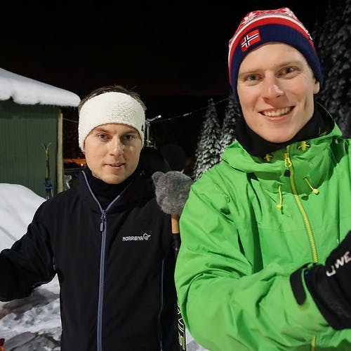 Klar for strileoppgjer: Frode Storebø og Marius Mikkelsen. (Foto: KVB)