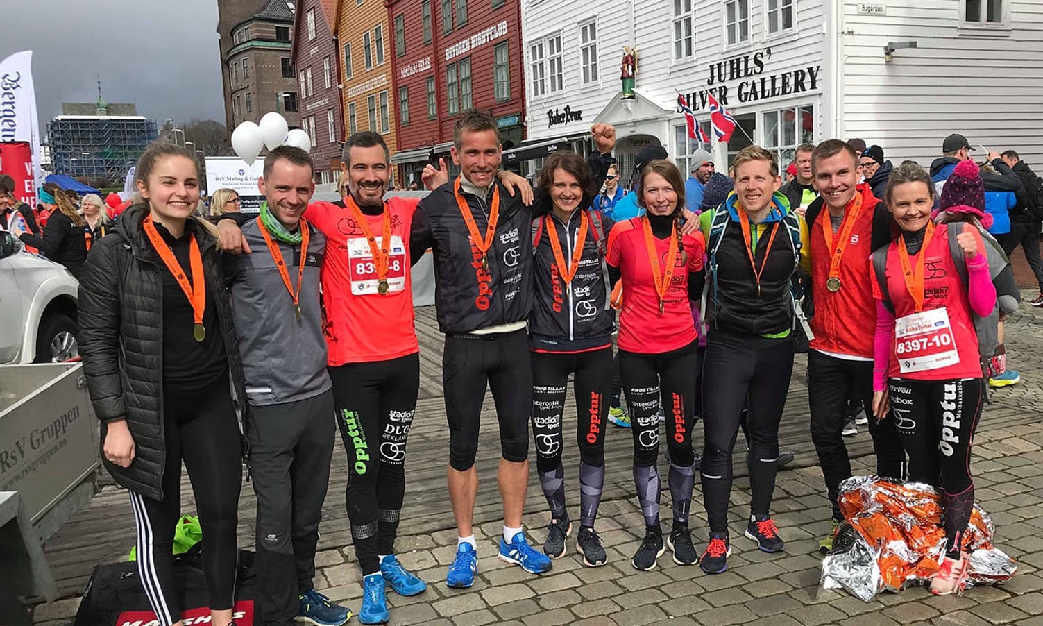 Gode plasseringer i Bergen City Marathon