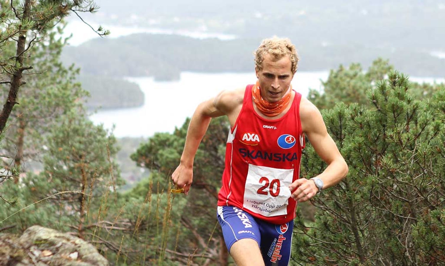 Thorbjørn Ludvigsen vann klassen 18-29 år og sette ny løyperekord. (Foto: KVB)