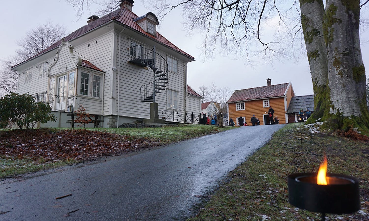 600 tok turen til nissehuset i Borgstova. (Foto: KVB)