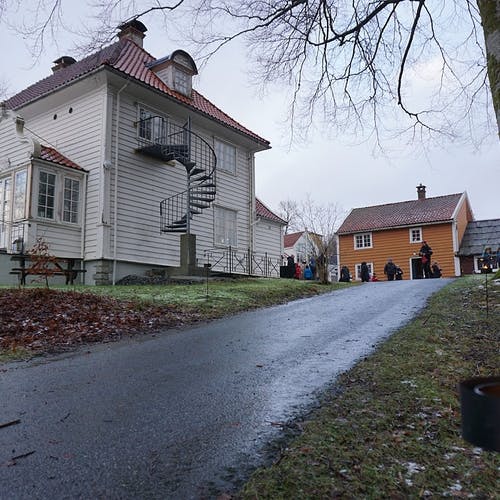 600 tok turen til nissehuset i Borgstova. (Foto: KVB)