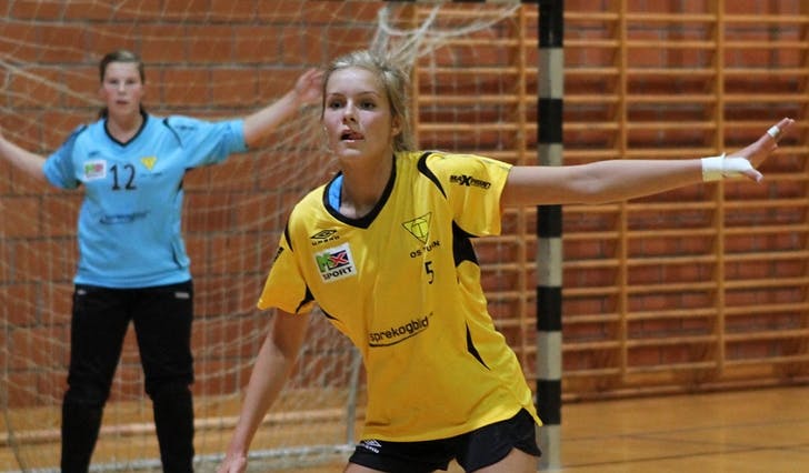 Anna Bjørke Kallestad sist ho spelte for Os, i 2012. (Foto: Kjetil Vasby Bruarøy)