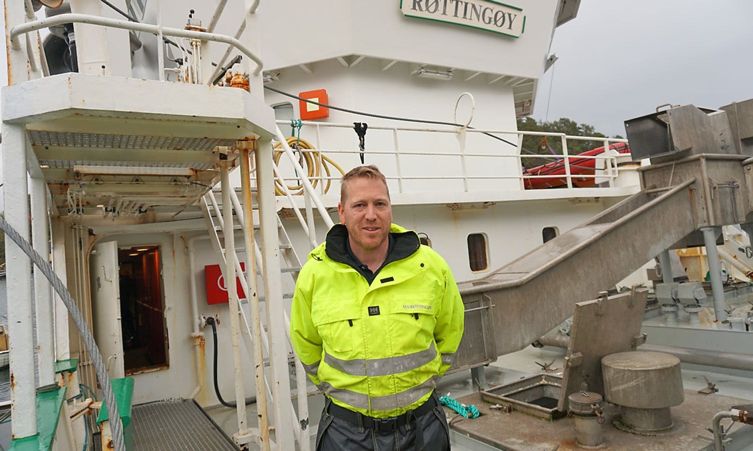 Skipper Olav Dale fortel om ein spesiell tur til Ålesund. (Foto: KOG)