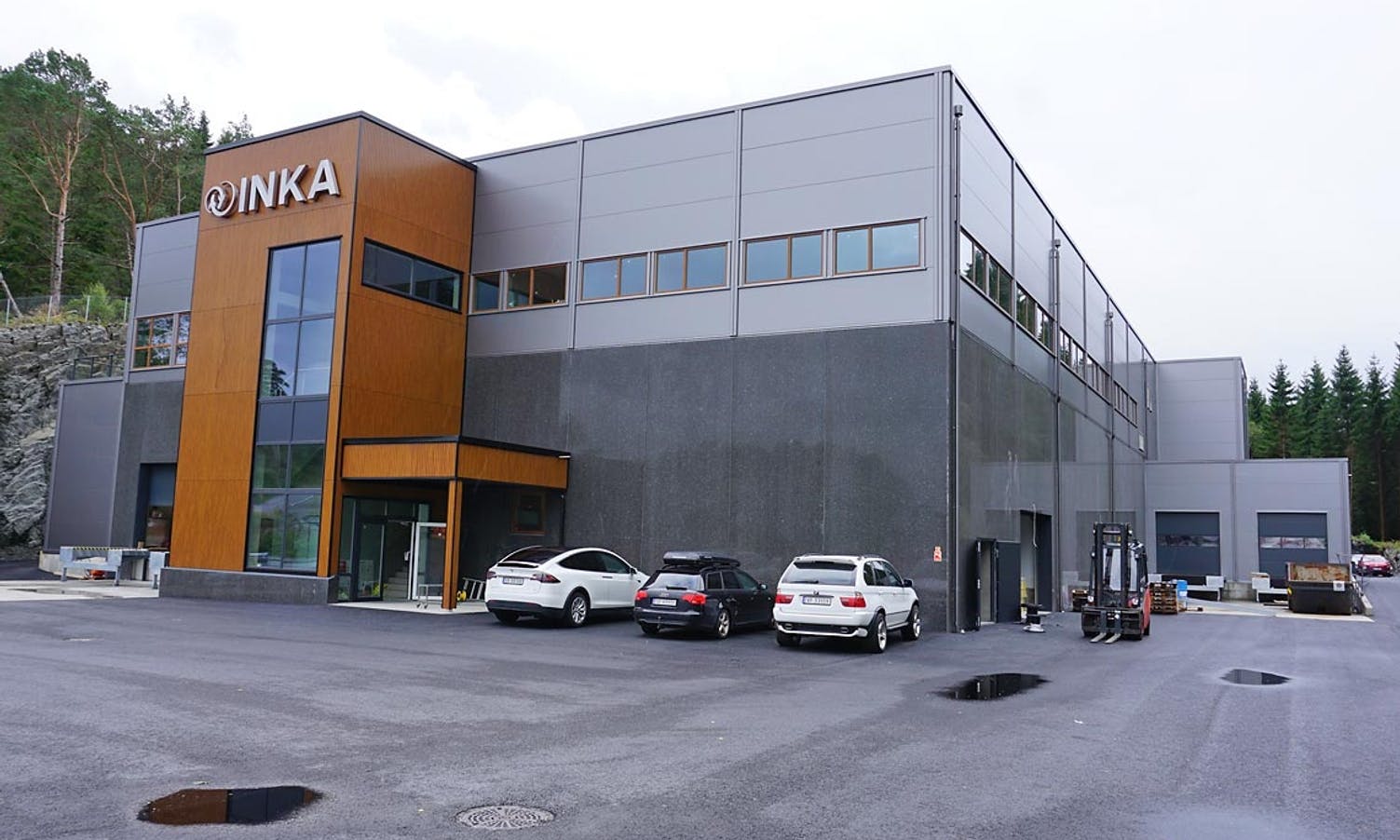 Den nye Inka-fabrikken kom i drift i haust. (Foto: KVB)