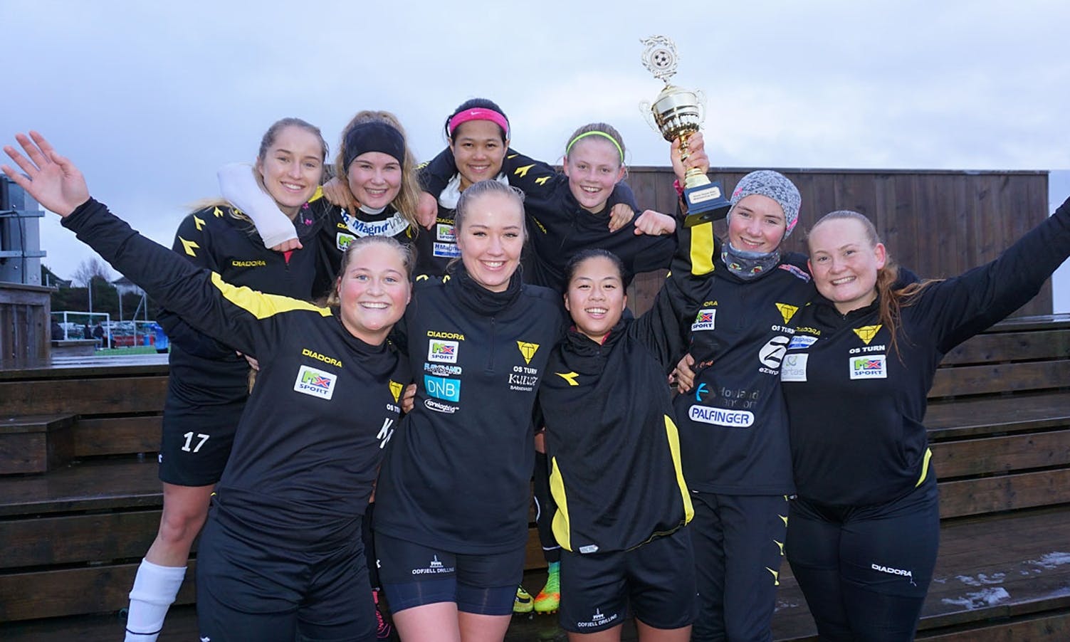 1. plass i dameklassen: Nederlaget FC.