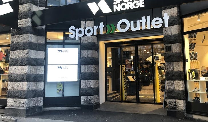 Sport Norge blei i haust slått saman med ein av Sport Outlet-butikkane i Oslo. (Foto: KVB)