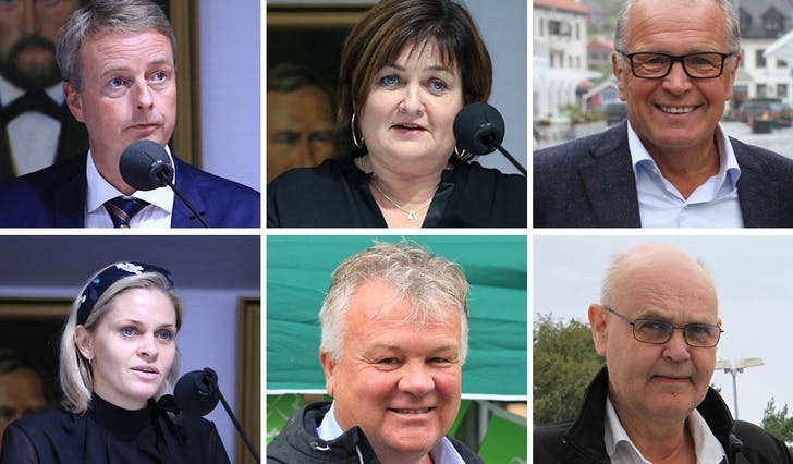 Frå onsdag har vi truleg desse seks personane i den øvste politiske leiinga i Os, Bjørnafjorden og Fusa. (Foto: Kjetil Vasby Bruarøy/Andris Hamre)