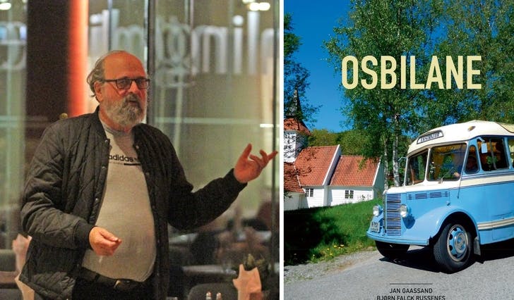 Åsmund Lien er medforfattar, og presenterte boka og kollegaene på Os Sogelag si samling i Oseana torsdag. (Foto: Kjetil Vasby Bruarøy)