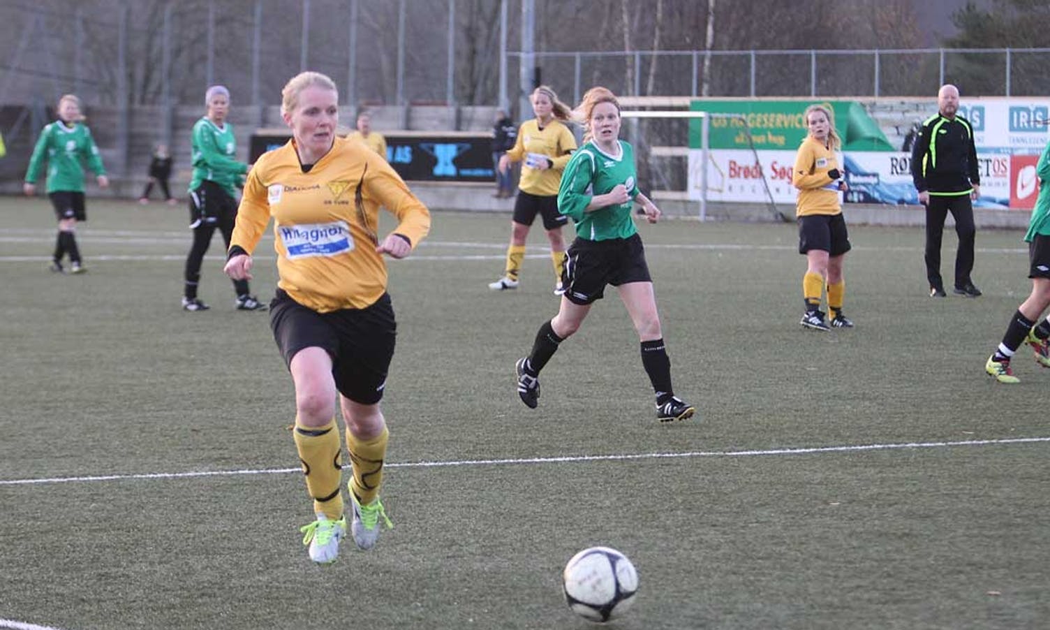 Linda Johansen på løp. (Lesarbilde, foto: Hilde Veglo/Anna Kolskogen)