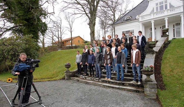 Os Ap vil at Kongshaug musikkgymnas beheldt tilskotet i statsbudsjettet. Her frå NRK innspeling hausten 2010 (foto: Andris Hamre)