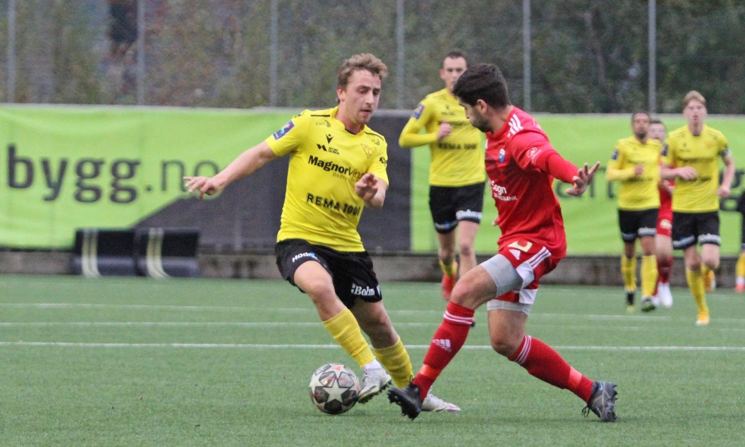 Niklas Lunde Fosen auka til 2-0. (Arkivfoto: Kjetil Vasby Bruarøy)