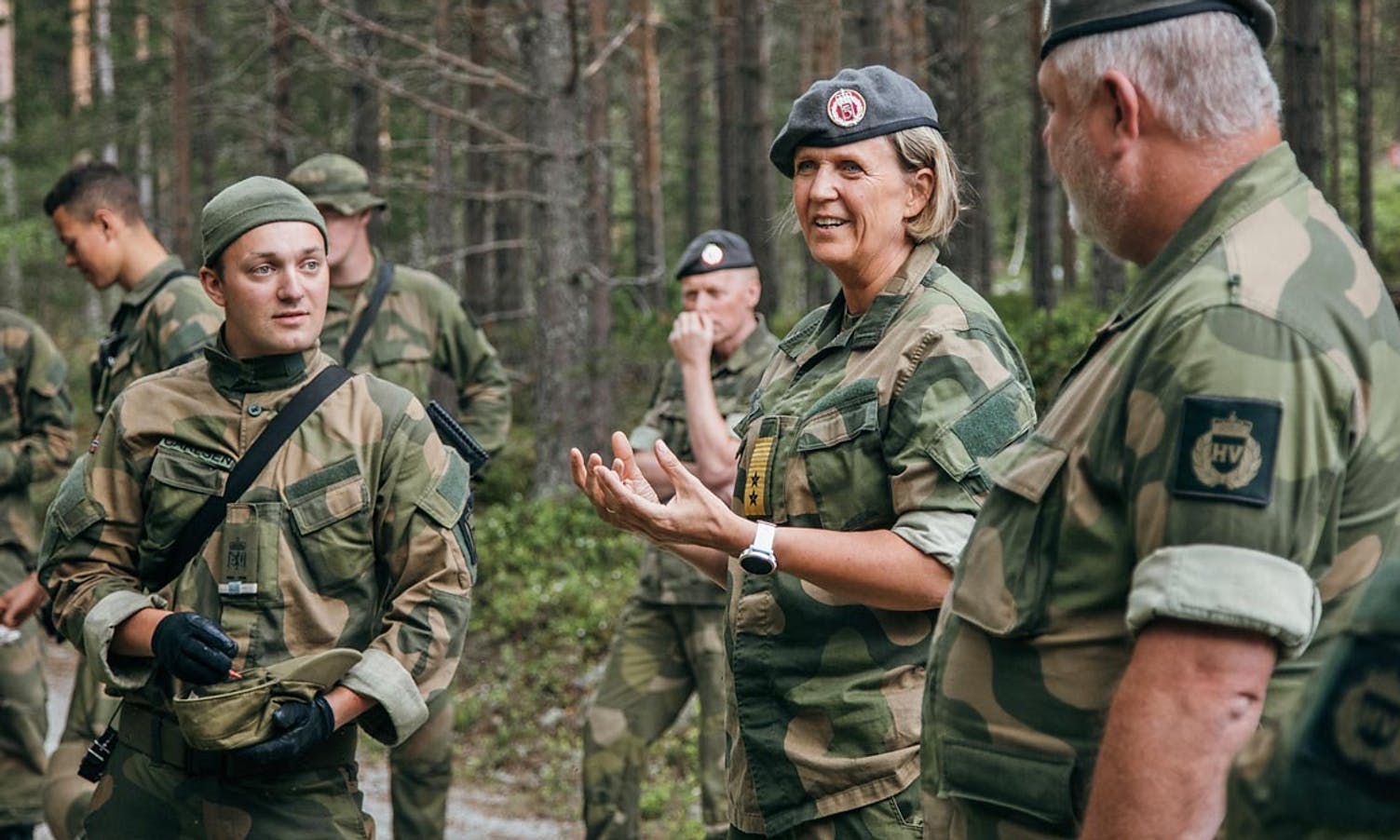 Generalmajor Elisabeth Michelsen, sjef Heimevernet. (Foto: Forsvaret)