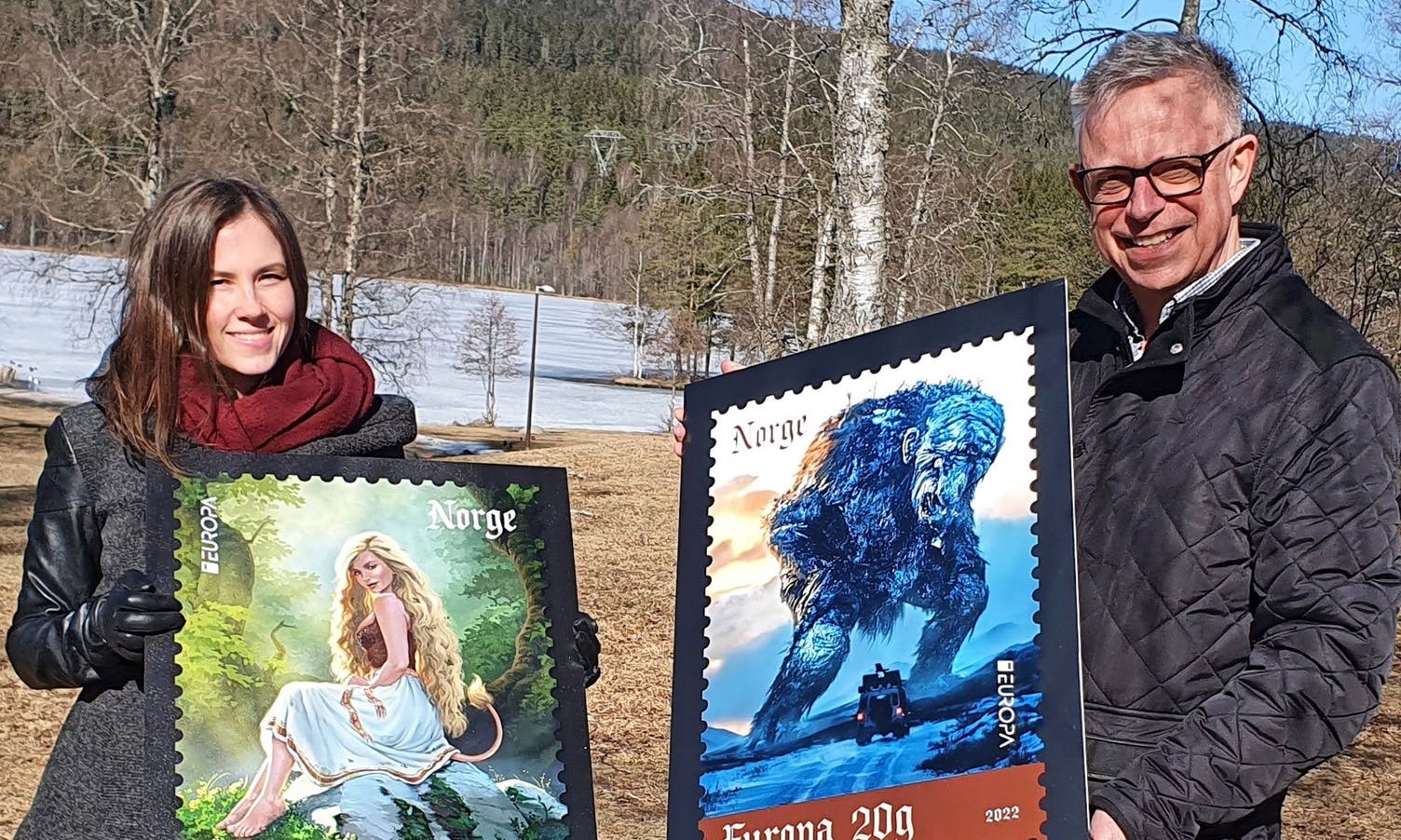 André Øvredal sin Trolljegeren på nytt frimerke