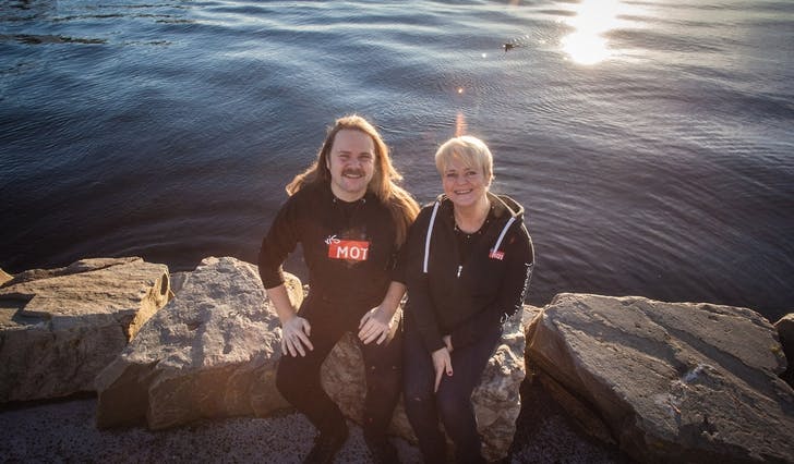 MOT-inspirator Ellen Merete Lyssand er glad for å ha fått med Eirik Søfteland som ambassadør for MOT (foto: Andris Hamre)