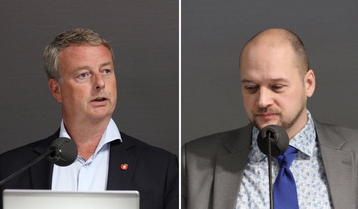 Terje Søviknes og Nils-Anders Nøttseter toppar kvar si fylkesliste. (Foto: Kjetil Vasby Bruarøy)