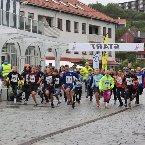 Barneløpet 10-12 år. (Foto: Kjetil Vasby Bruarøy)