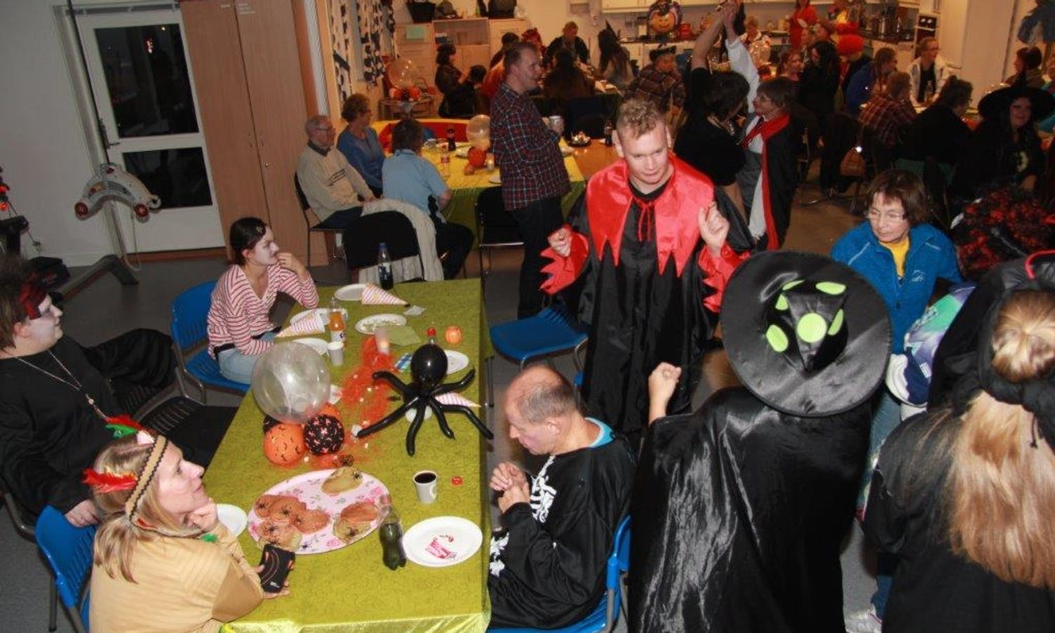 Torsdagsklubben sin Halloweenfest (privat foto)
