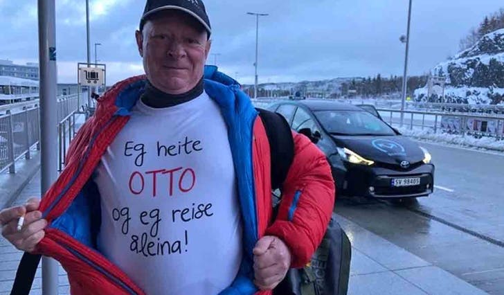 Som erfaren sjømann er Otto Hægland opptatt av å vera på den sikre sida når han er på tur. (Foto: Solfrid Vernøy for Midtsiden)