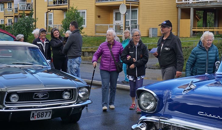 Gymnasvegen: – Vi ville at også heimebuande eldre skulle få seg ein tur, seier Grete Byrkjeland. (Foto: Kjetil Vasby Bruarøy)