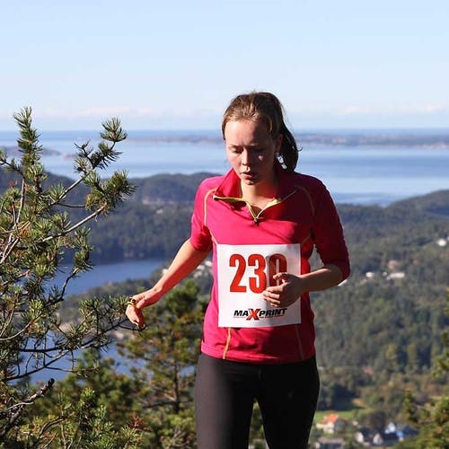 Maria Steien (17:26) kom på 2. plass. (Foto: KVB)