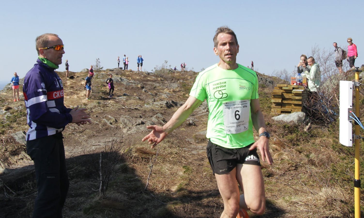 Klas Færøvik kom i mål på 22:53, godt nok til 2. plass i klassen. (Foto: KVB)