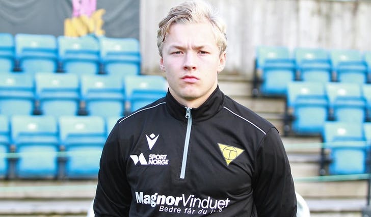 Sander Lønne Dyngeland (21) skåra 4 mål på 5 kampar for Andenes mens han var i militæret. (Foto: Kjetil Vasby Bruarøy)