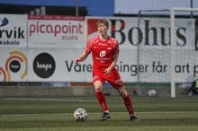 Ole Martin Lekven Kolskogen spelte heile treningskampen mot Lysekloster for to veker sidan. (Foto: Kjetil Vasby Bruarøy)