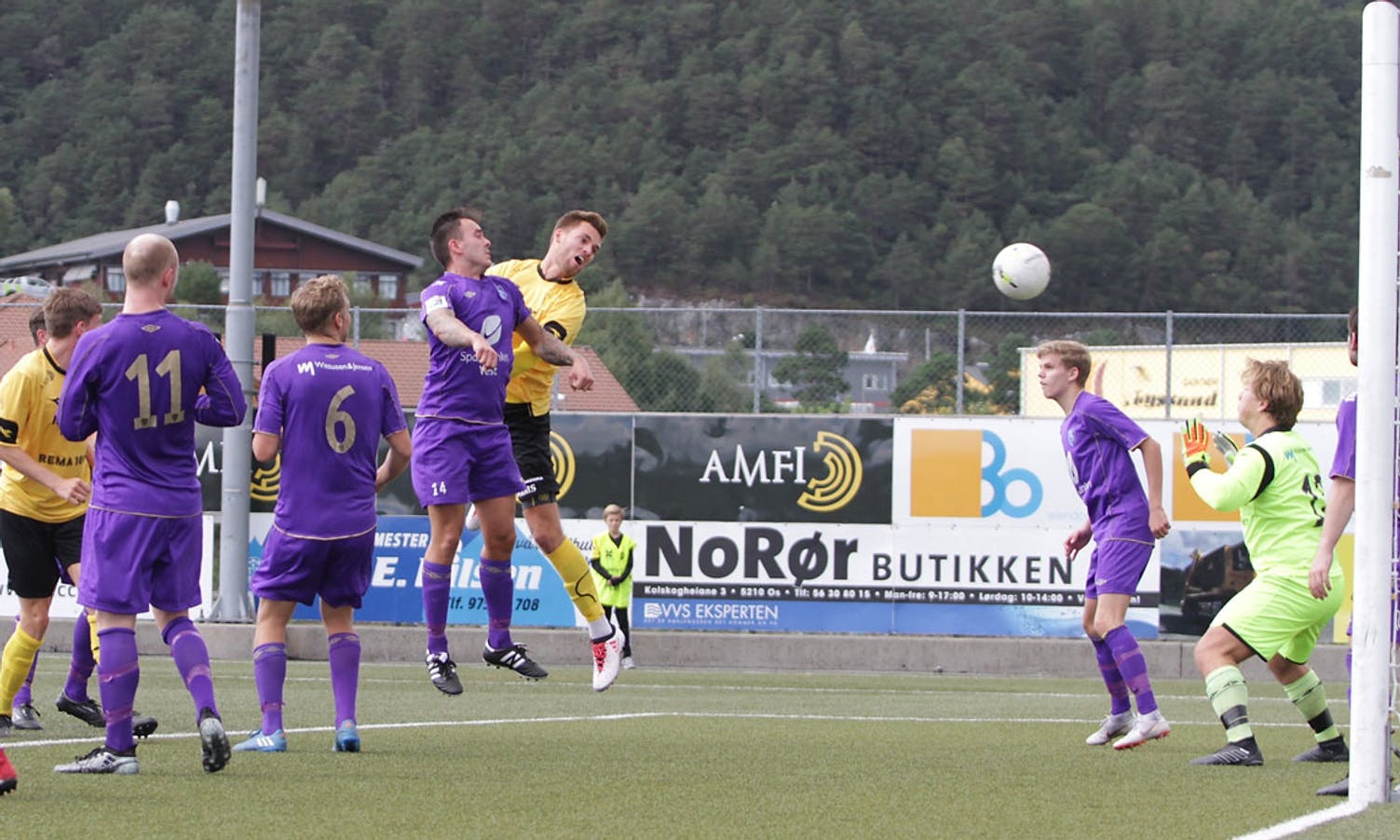 2-0 til Os. (Foto: Kjetil Vasby Bruarøy)