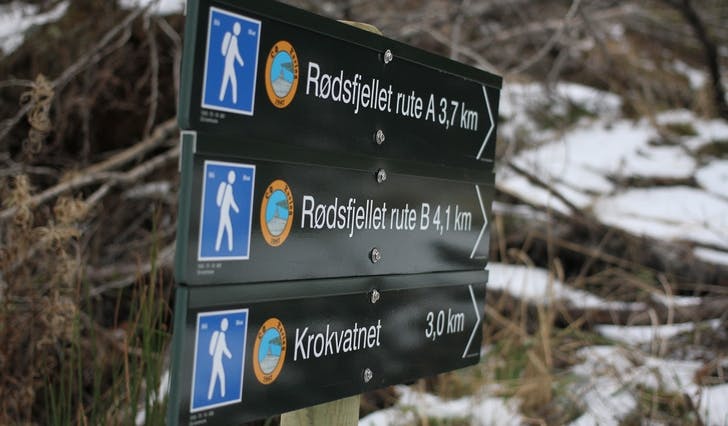 På Gjemdal i Hegglandsdalen har det kome tre nye turskilt i løpet av 2017 (foto: Andris Hamre)