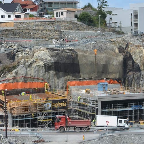 Rådal: Det blir mykje betongarbeid før ferie i slutten av veke 29. (Foto: Geir Brekke, SVV)