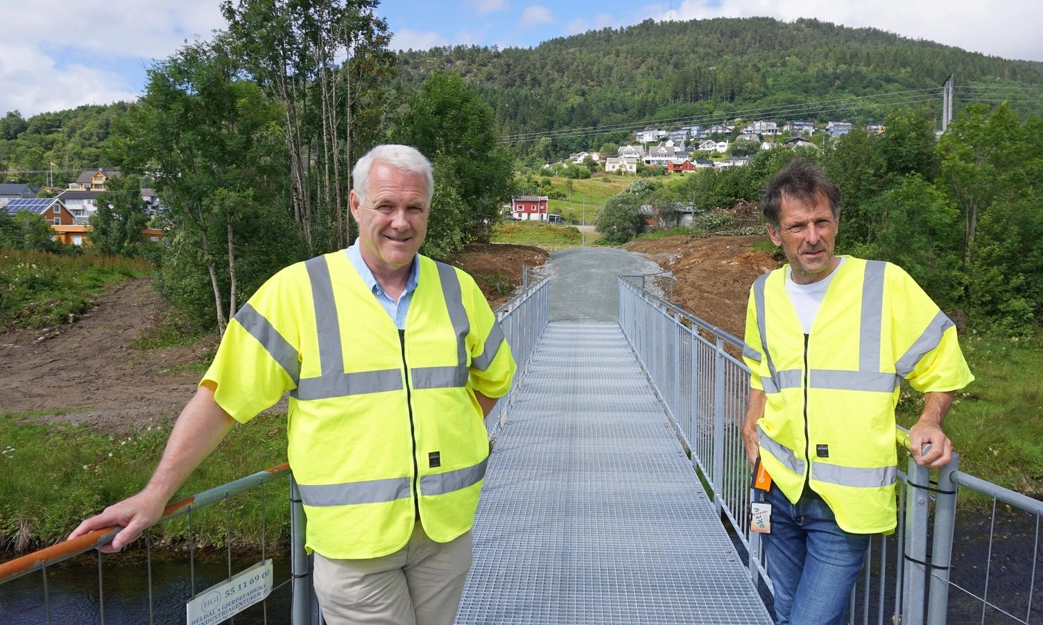 Hauge-Valla: Bygde 1 km ny gangveg før ferien
