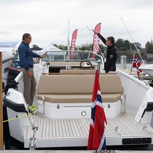 Båter i sjøen 2018. (Foto: CFB)
