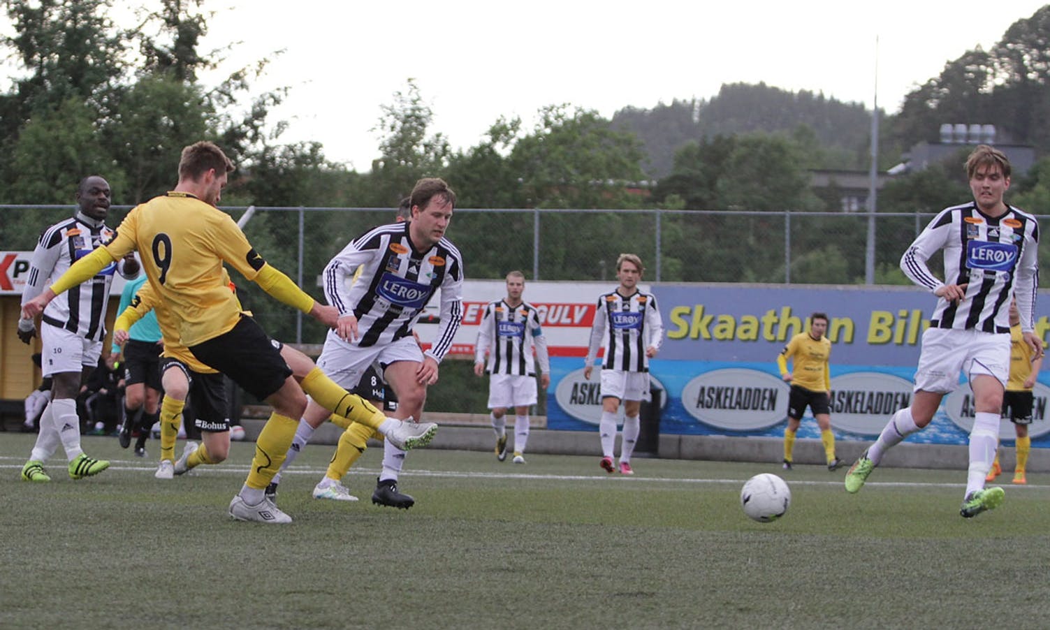 1-0: Hafsås gav Os leiinga i 17. minutt. (Foto: KVB)