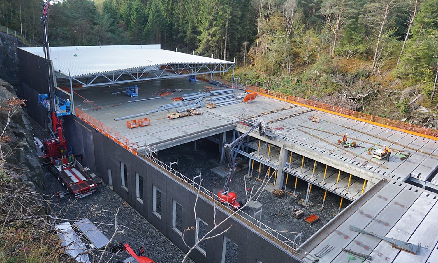 Bygget er på til saman 5.500 kvm fordelt på to etasjar. (Foto: KVB)