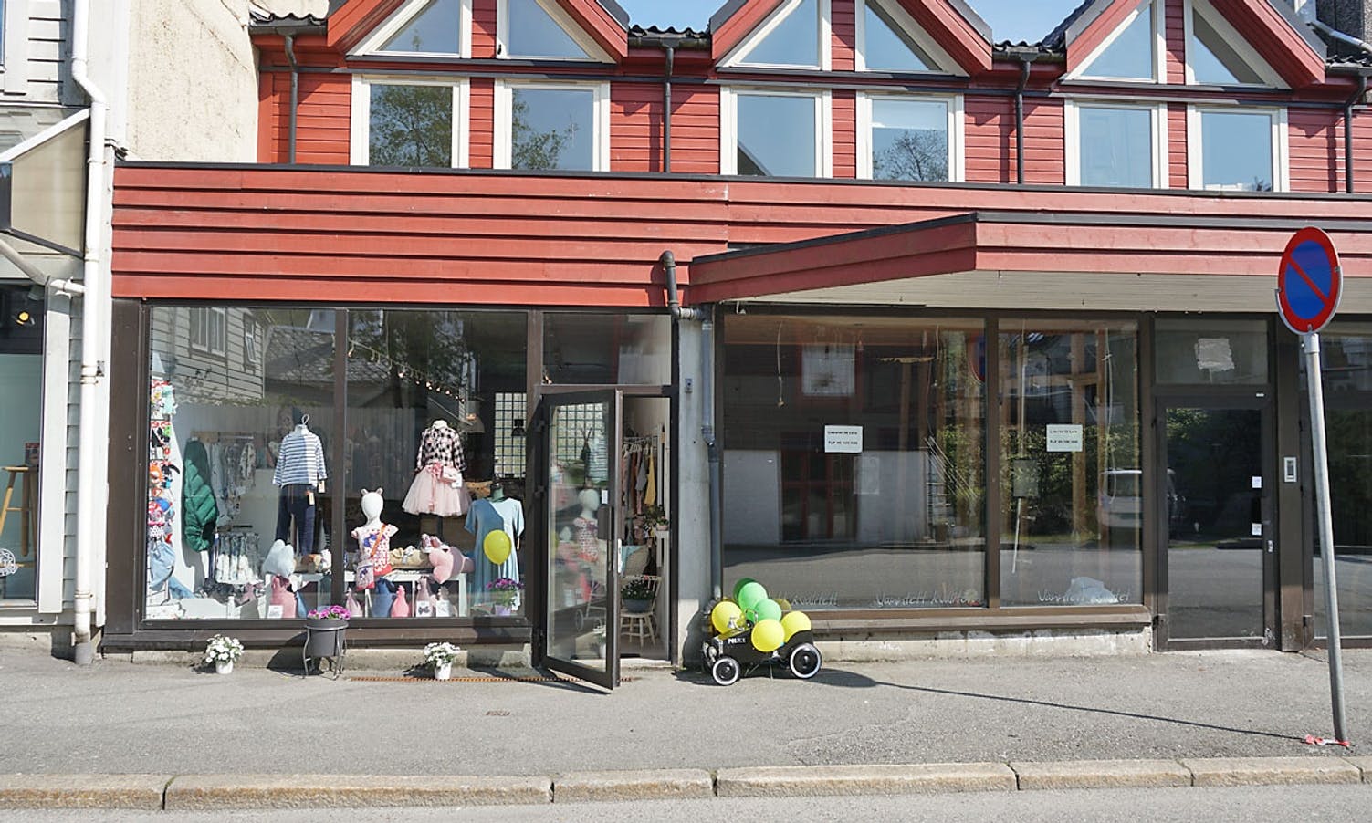 Den nye butikken held til i Landboden kor det tidlegare var røyrleggar-butikk. (Foto: KOG)