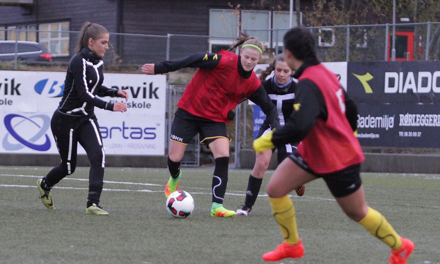 Vilde Drange Veglo i finalen for Nederlaget FC.