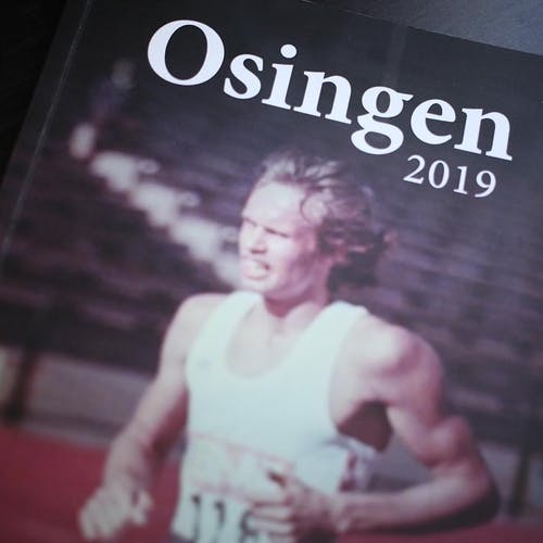 Erling Andersen pryder framsida på årets utgåve av Osingen.