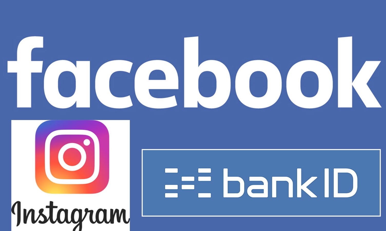 Facebook, Instagram og BankID har problem