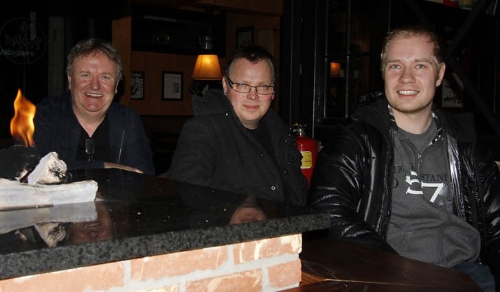 Blue Note Shuffle, f.v.: Torbjørn Kristiansen, Kjell Arne Haringstad og Steinar Lyssand, har spelt på Peppes før. (Arkivfoto: Kjetil Vasby Bruarøy)