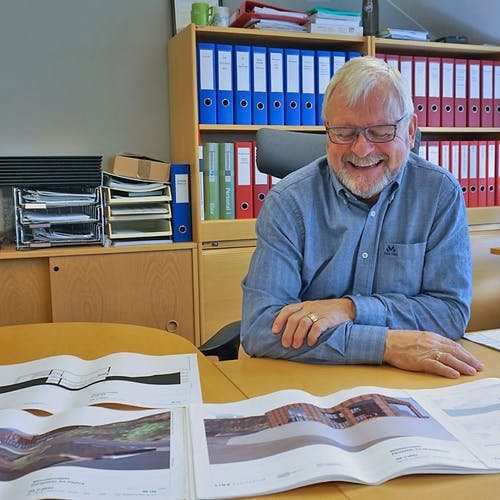 Har gledd seg sidan 2010: Rektor Kåre Lutro. (Foto: KOG)