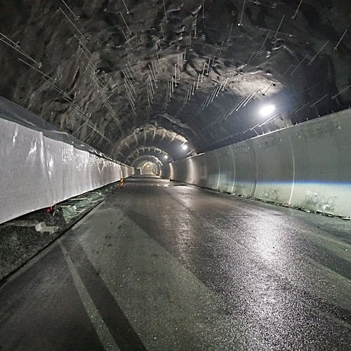 Lyshorntunnelen er 9,3 kilometer lang - med to løp. (Foto: KOG)