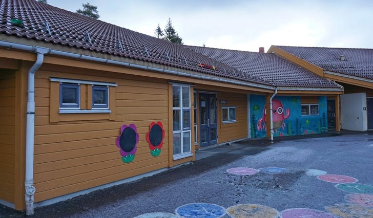 Barnehageavdelinga av Nore Neset barneskule. (Foto: Kjetil Vasby Bruarøy)